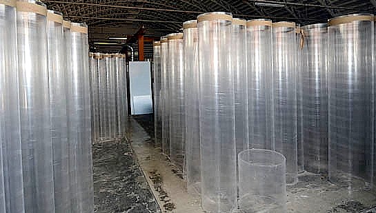 6 pezzi tubo acrilico trasparente Extruded estruso lampada a Led tubo di  plastica PMMA tubi in Perspex pali per tende da doccia estrusa